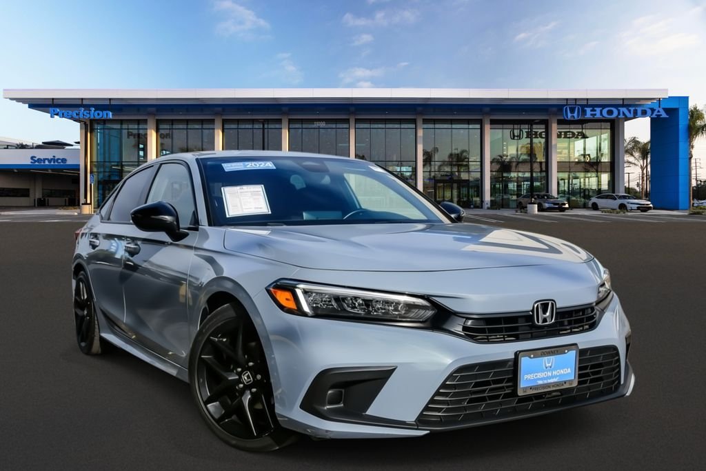 Certified Used 2024 Sonic Gray Pearl Honda 2.0L 4D SPORT image 1