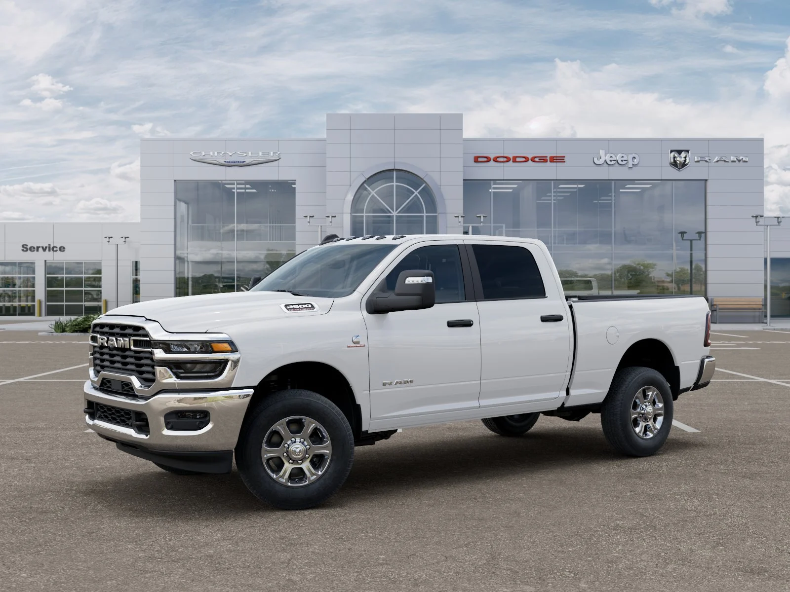 New 2026 Bright White Clearcoat RAM Big Horn image 29