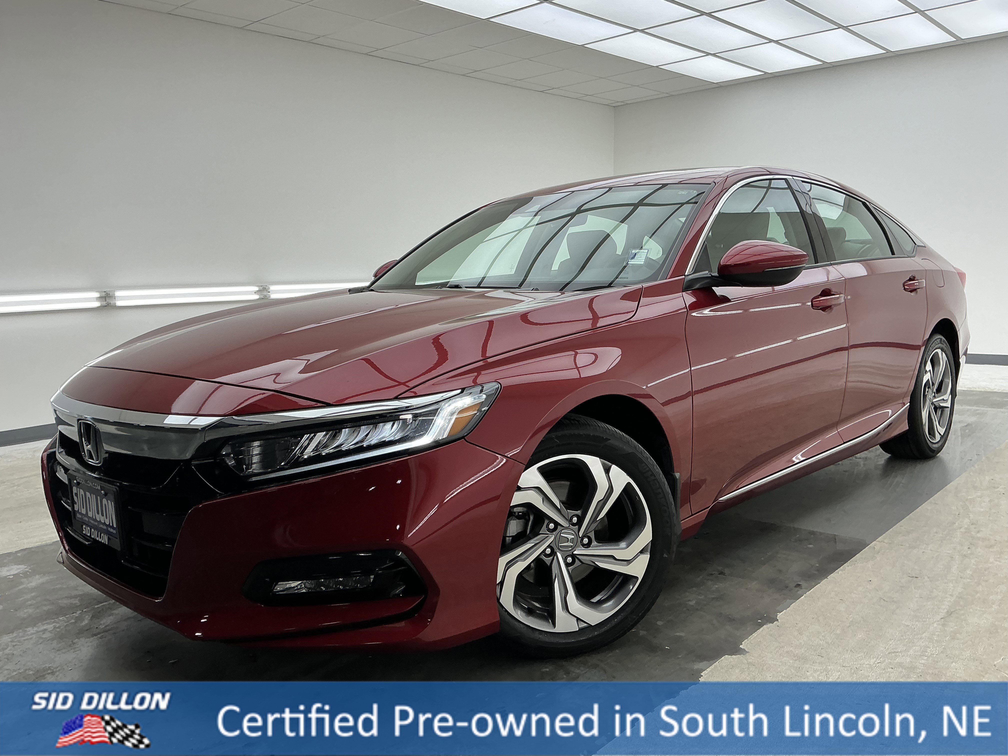 Radiant Red Metallic 2020 Honda Accord 1.5T EX-L FWD Sedan Front-Wheel Drive Continuously Variable Transmission
