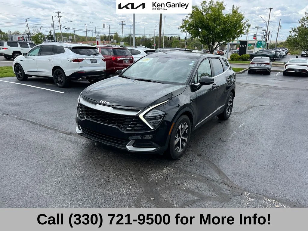 Certified Used 2025 Black Kia EX image 3