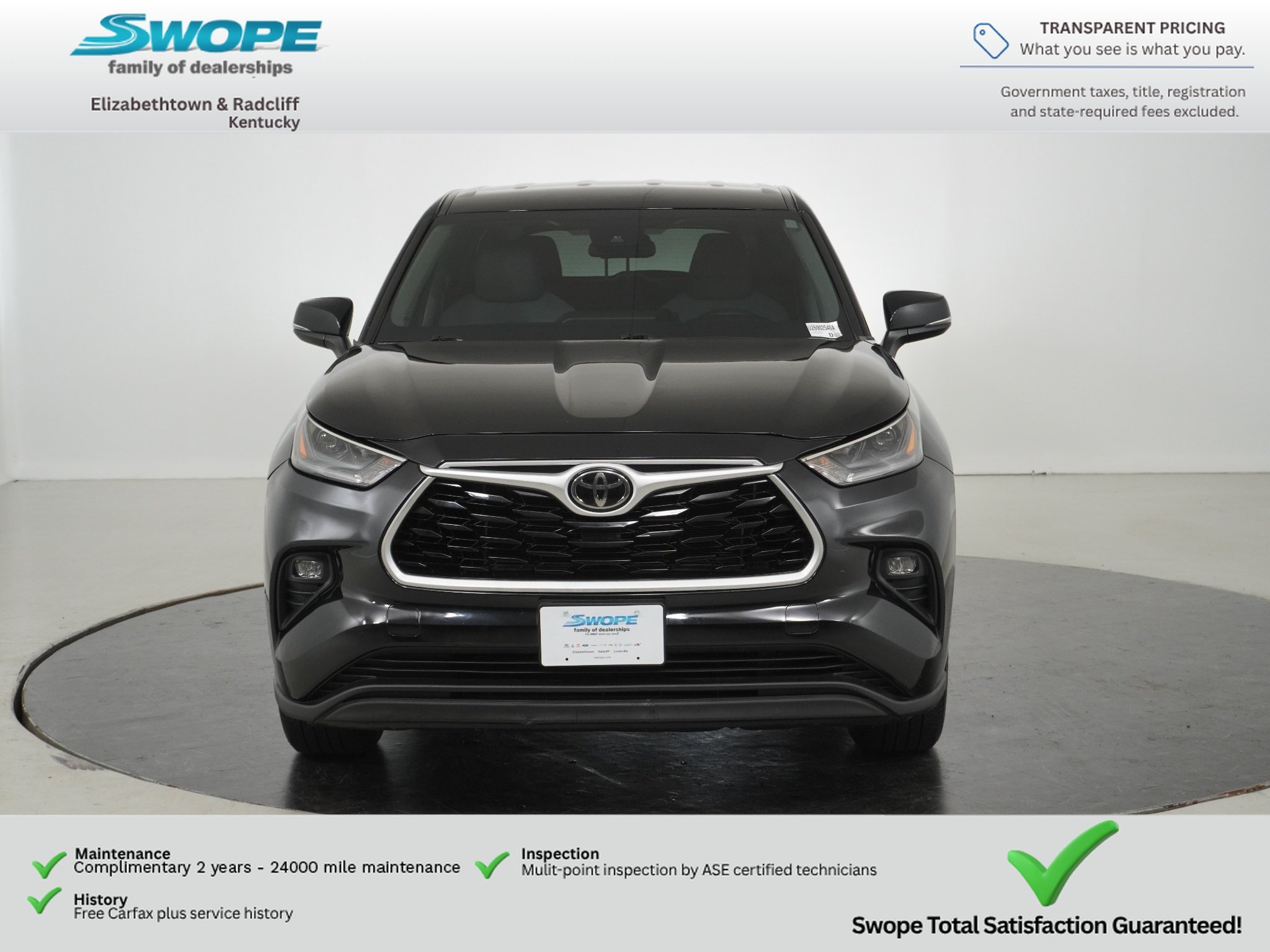 Used 2023 Midnight Black Metallic Toyota Hybrid LE image 9