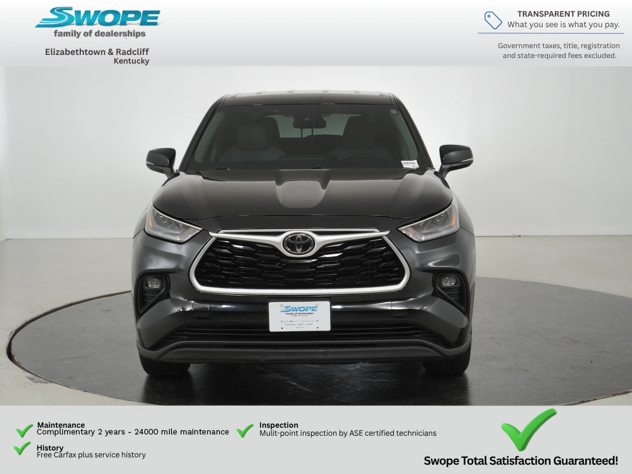 Used 2023 Midnight Black Metallic Toyota Hybrid LE image 9