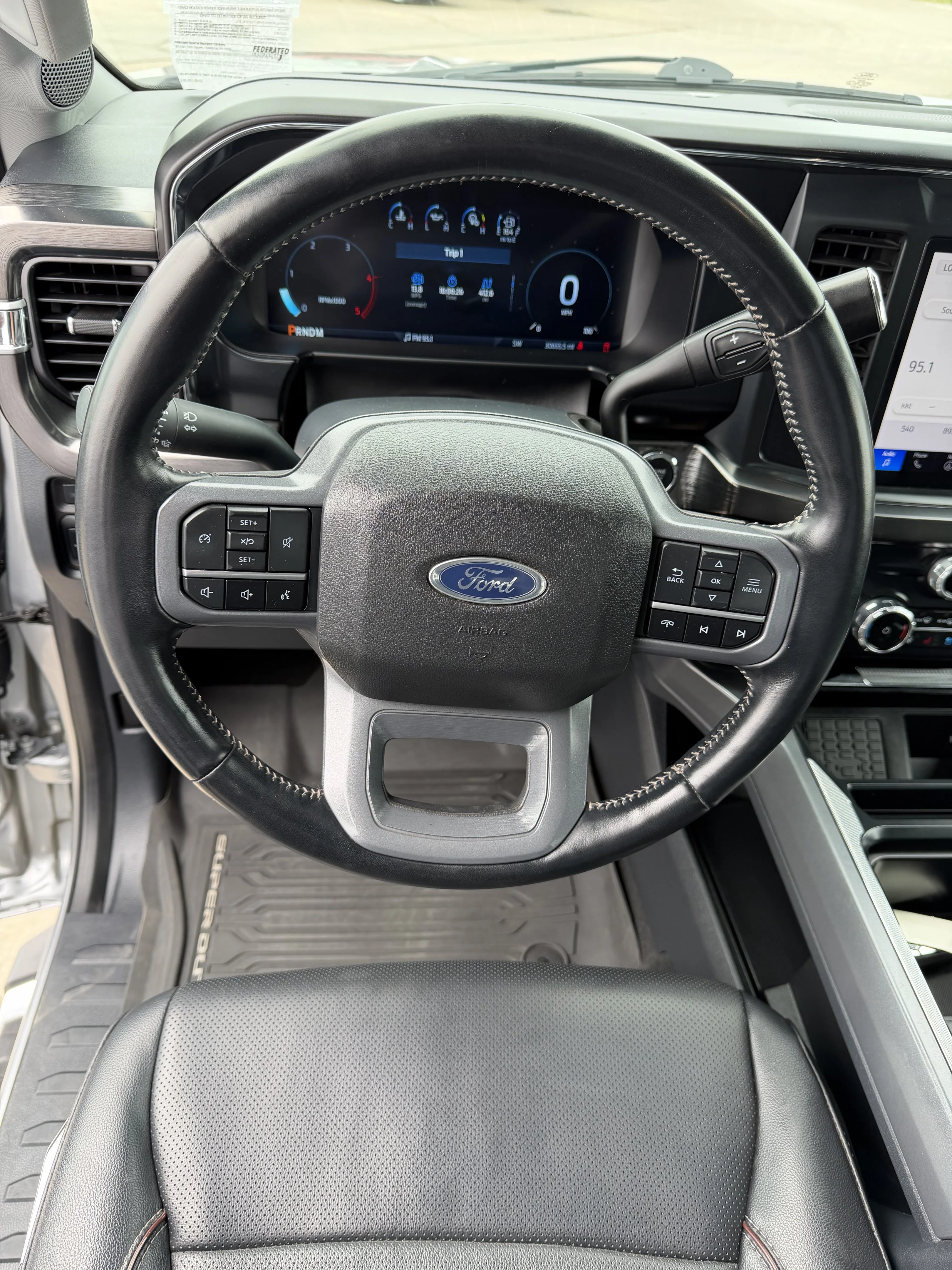 Used 2024 Blue Ford LARIAT image 13
