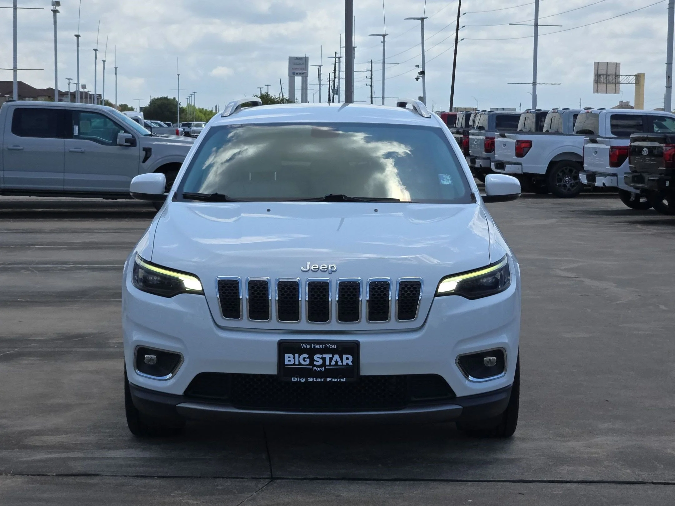 Certified Used 2020 Bright White Clearcoat Jeep Limited image 8