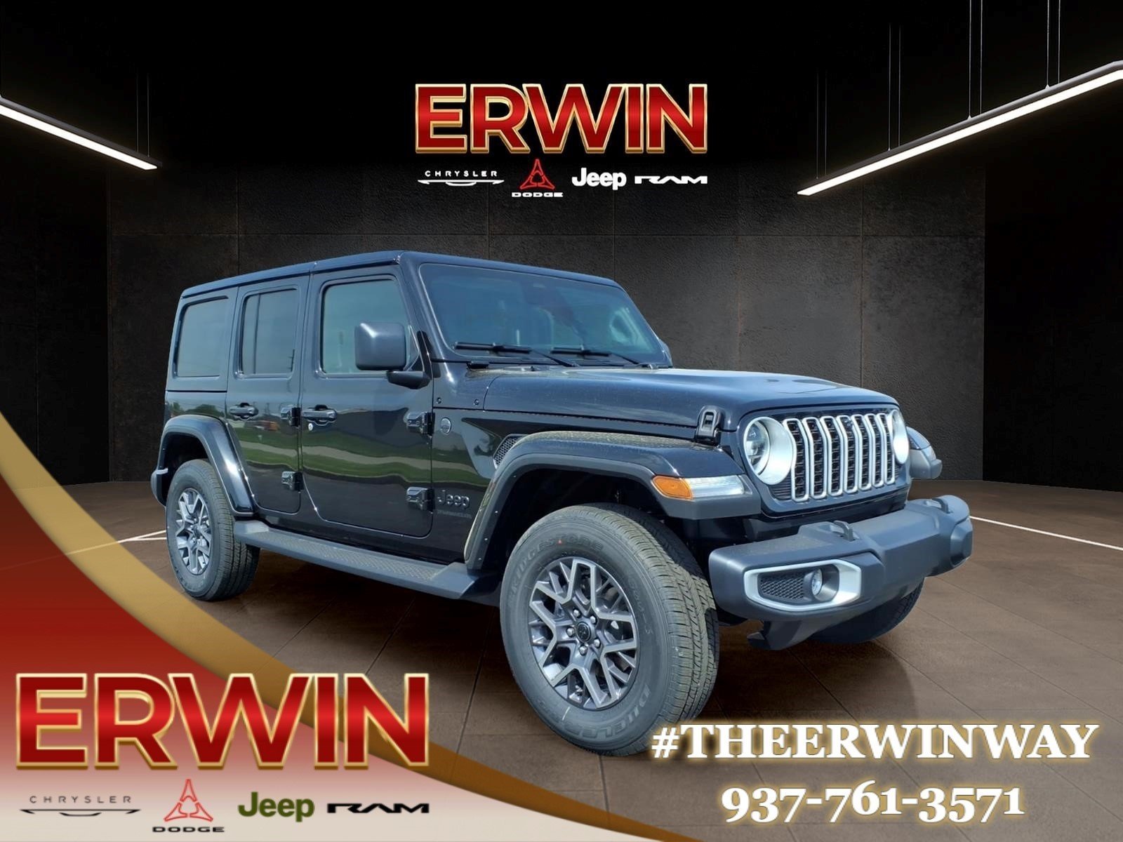 New 2026 Black Clear-Coat Exterior Paint Jeep Sahara image 1
