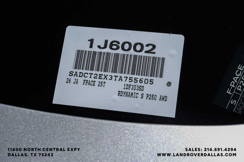 Certified Used 2026 Eiger Grey Metallic Jaguar P250 R-Dynamic S image 48