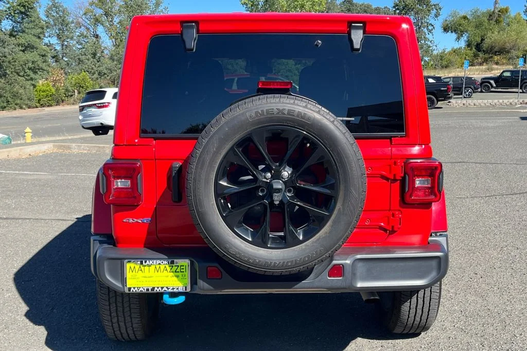 Used 2024 Red Jeep Sahara 4xe image 10