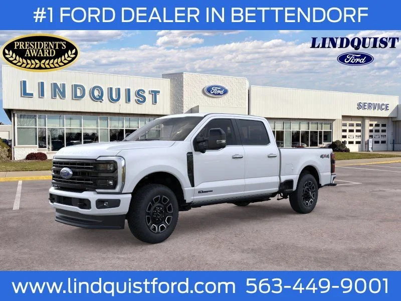 New 2026 Star White Metallic Tri-Coat Ford F-250® Platinum® image 1