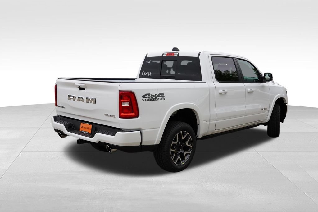 New 2026 Bright White Clear-Coat Exterior Paint RAM Laramie image 3