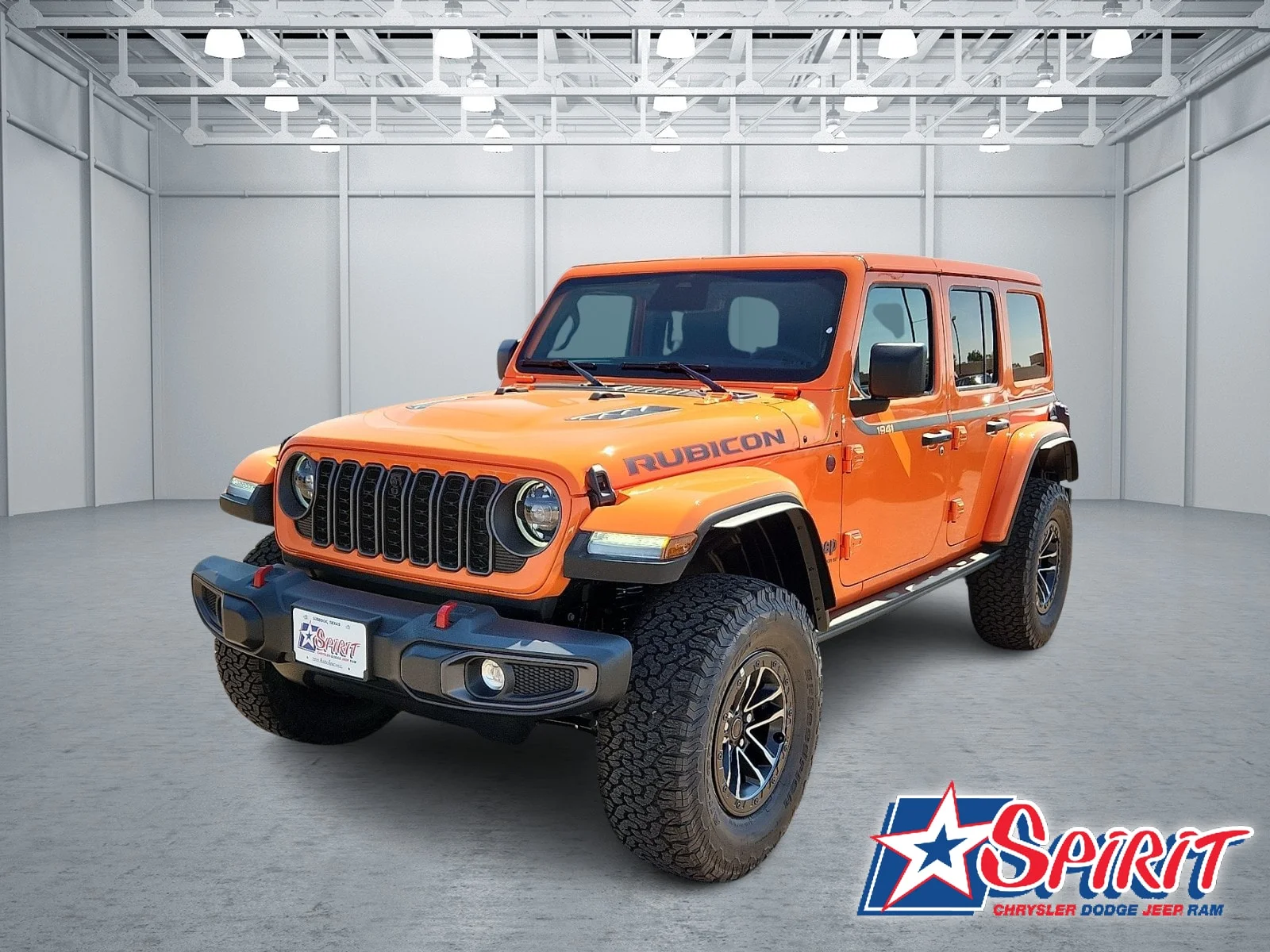 New 2025 Orange Jeep 4-DOOR RUBICON image 1