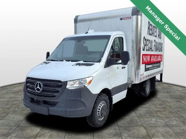 Used 2023 White Mercedes-Benz Cab Chassis 144 WB image 1