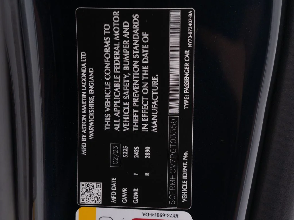 Certified Used 2023 Ultramarine Black Aston Martin Volante image 52