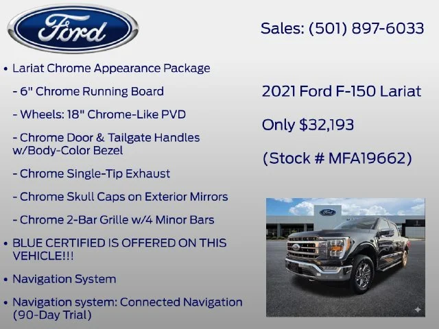 Used 2021 Black Ford Lariat image 16