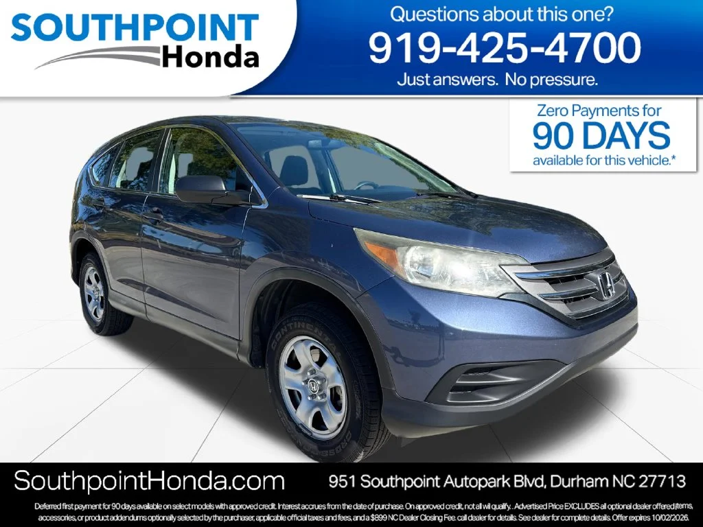 Used 2014 Twilight Blue Metallic Honda LX image 1