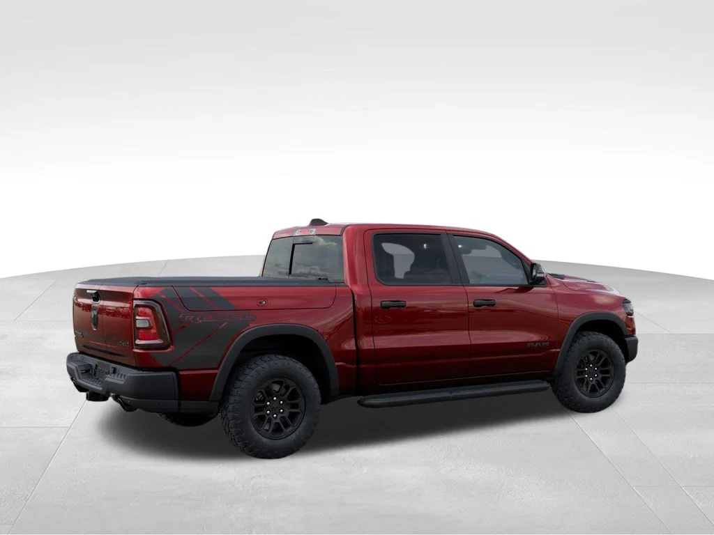 New 2026 Delmonico Red Pearl-Coat Exterior Paint RAM Rebel image 4