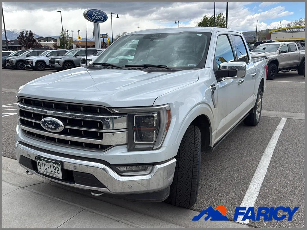 Used 2022 Space White Ford LARIAT image 1
