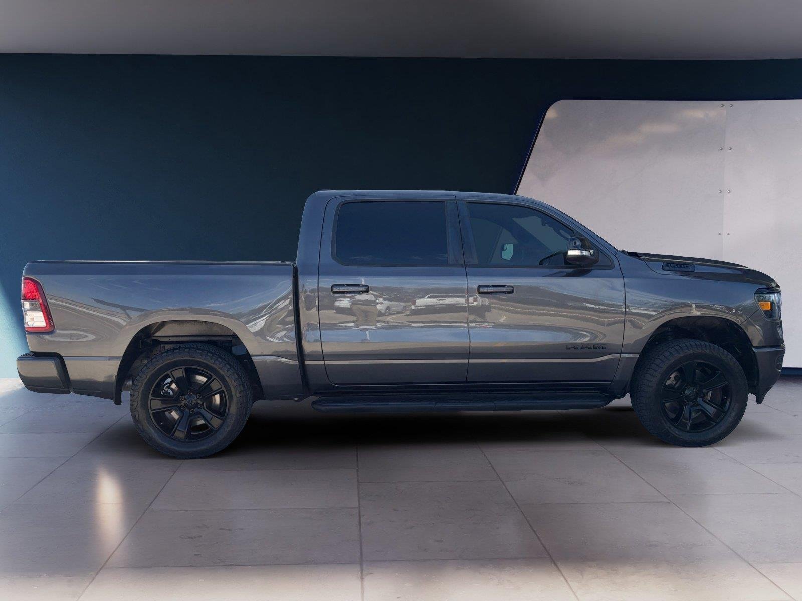 Used 2021 Granite Crystal Metallic Clearcoat Ram Lone Star image 6
