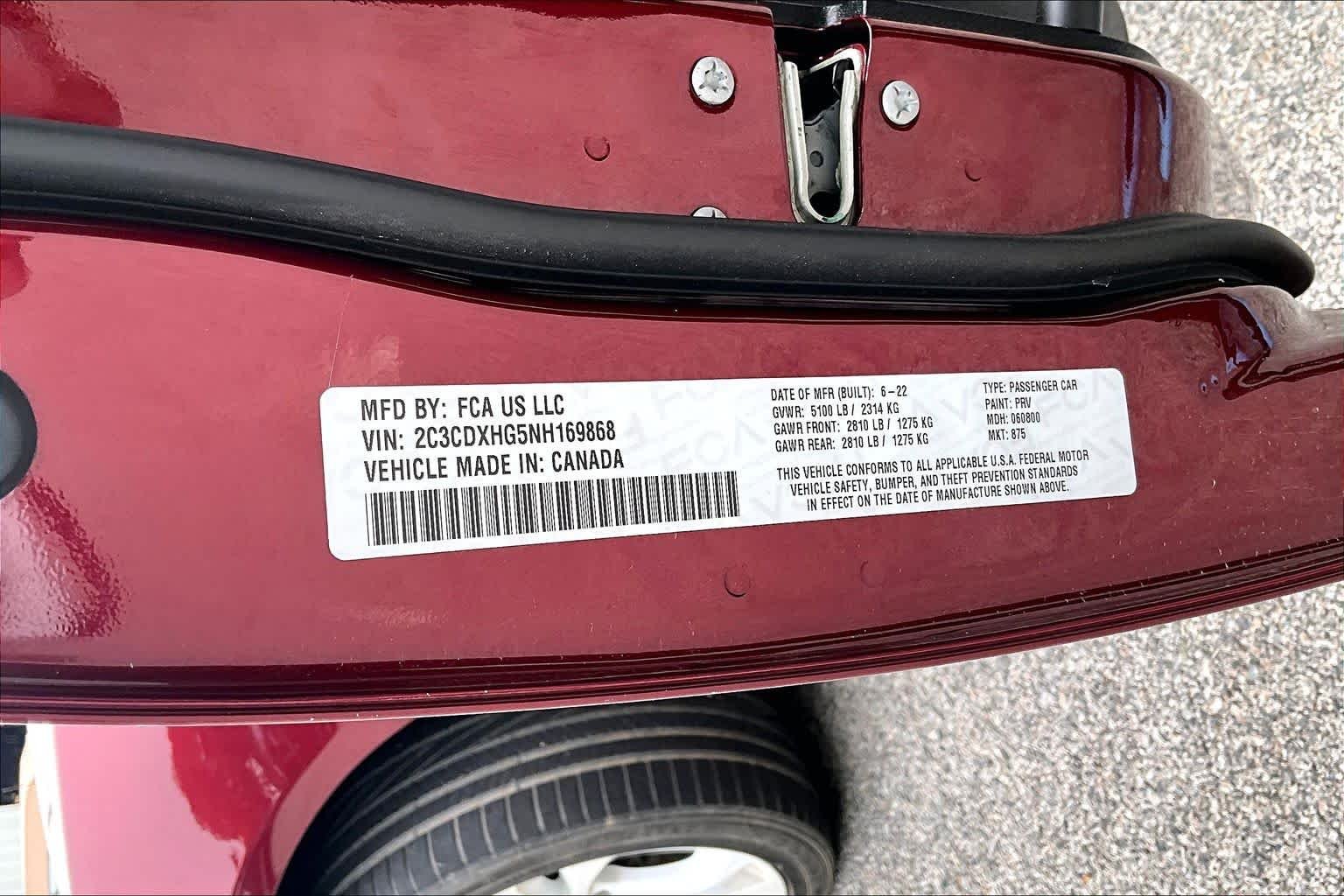 Used 2022 Octane Red Pearlcoat Dodge GT image 30