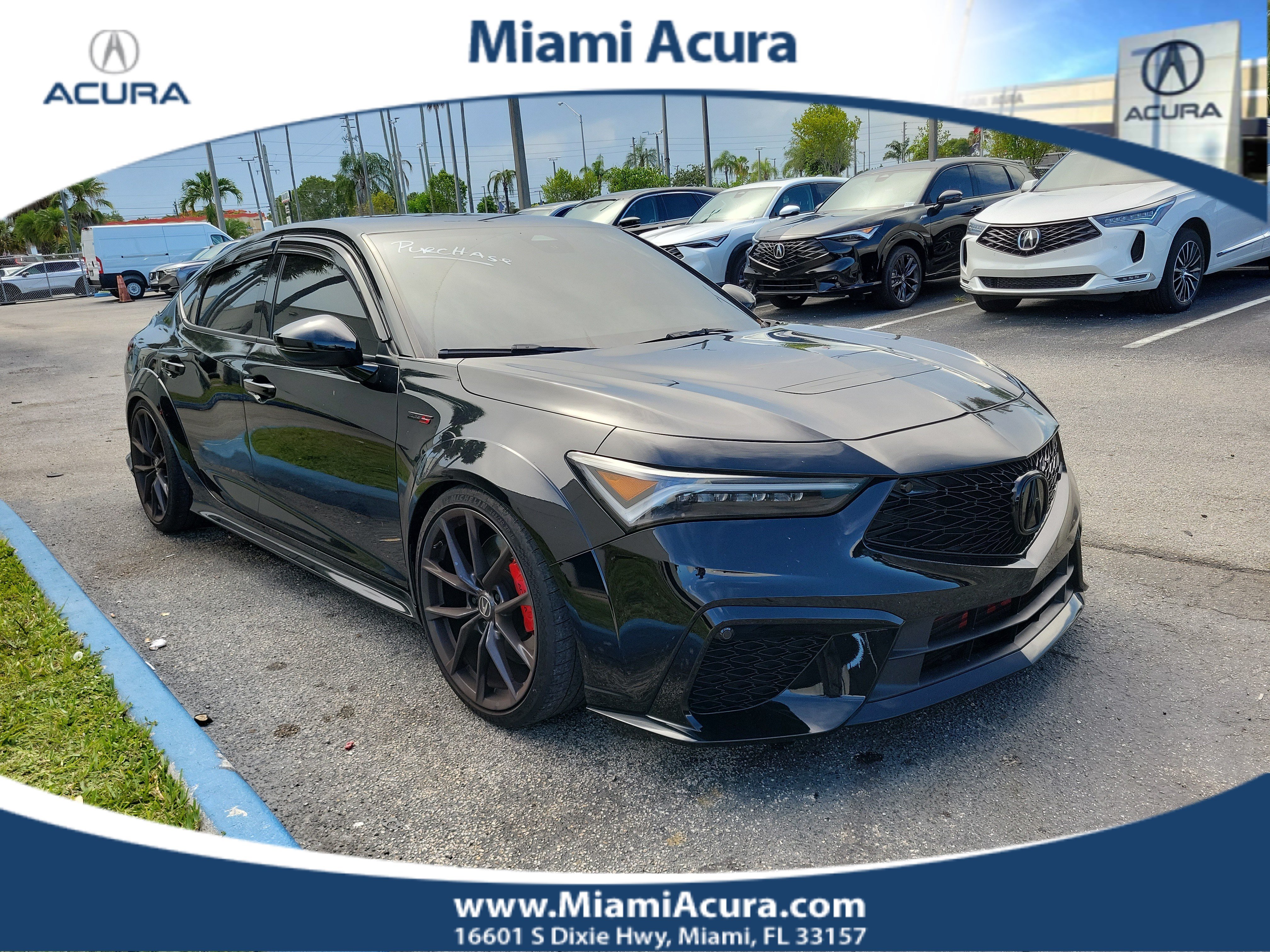 Used 2024 Black Acura Type S image 1