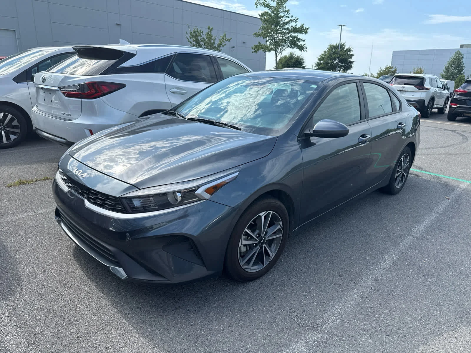 Used 2024 Gravity Gray Kia LXS image 1