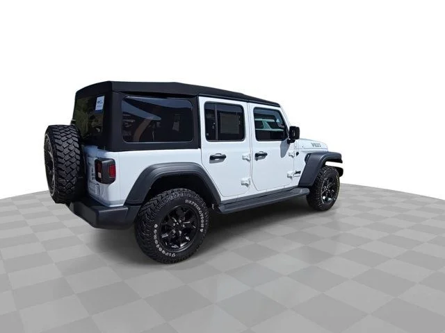 Used 2022 White Jeep Unlimited Willys image 8