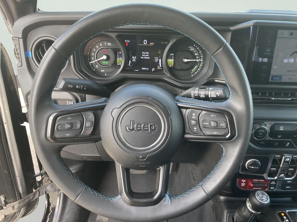 Used 2024 Black Jeep Hybrid Rubicon 4xe image 17