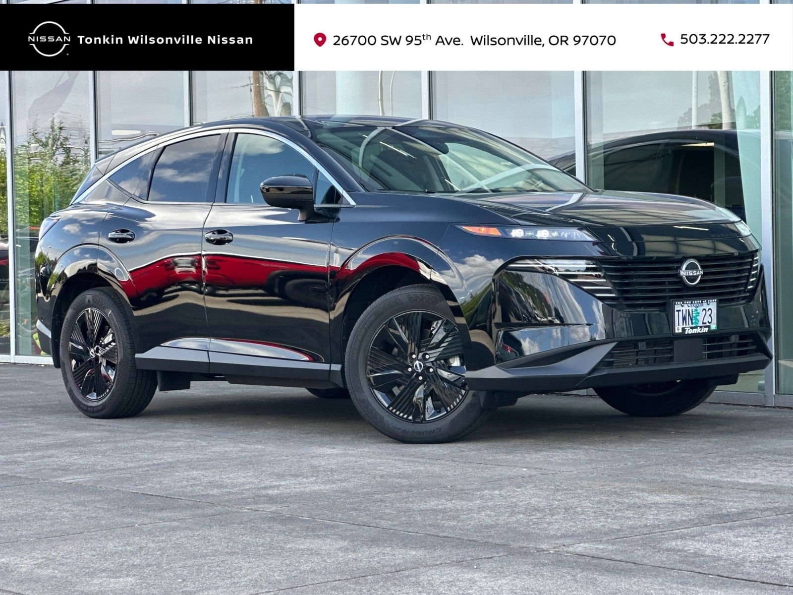 Used 2025 Super Black Nissan SV image 1