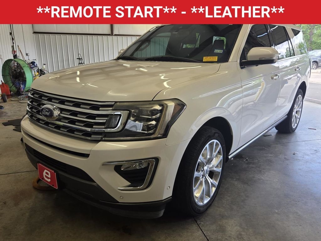 Used 2018 White Platinum Tri-Coat Metallic Ford Limited image 3