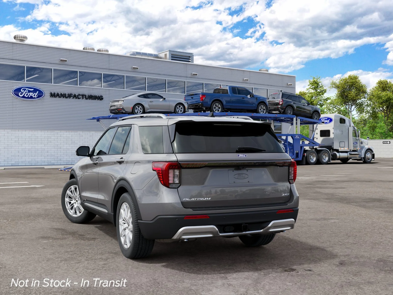 New 2027 Gray Ford Platinum image 8