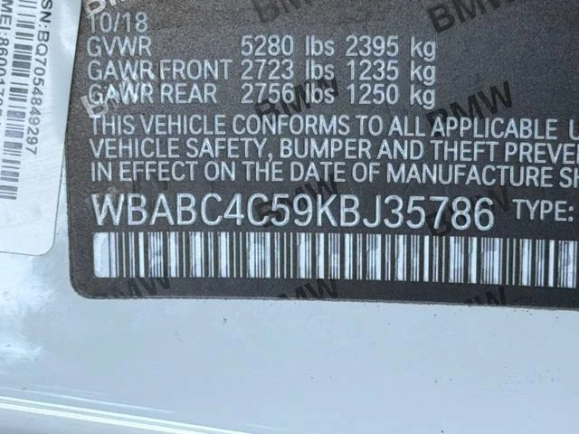 Used 2019 White BMW xDrive image 30