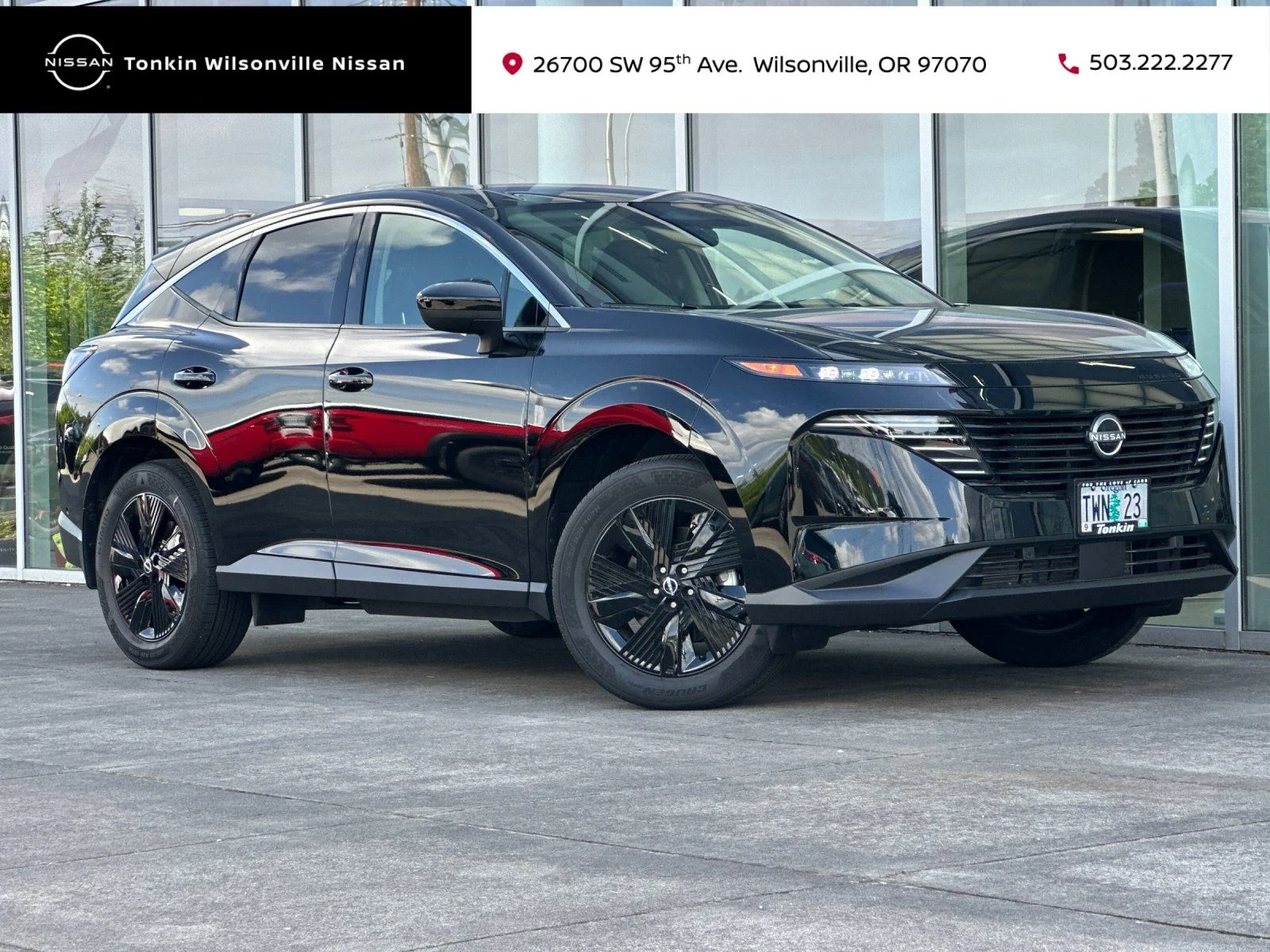 Used 2025 Super Black Nissan SV image 1