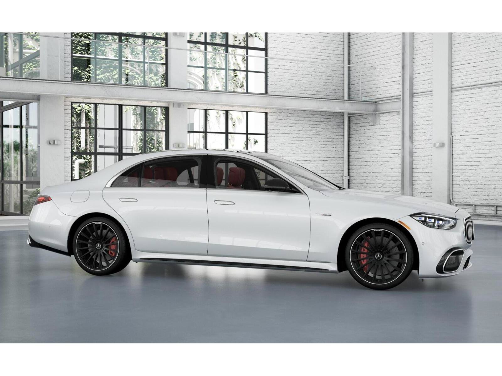 New 2026 MANUFAKTUR Moonlight White Metallic Mercedes-Benz S 63 E AMG® image 60