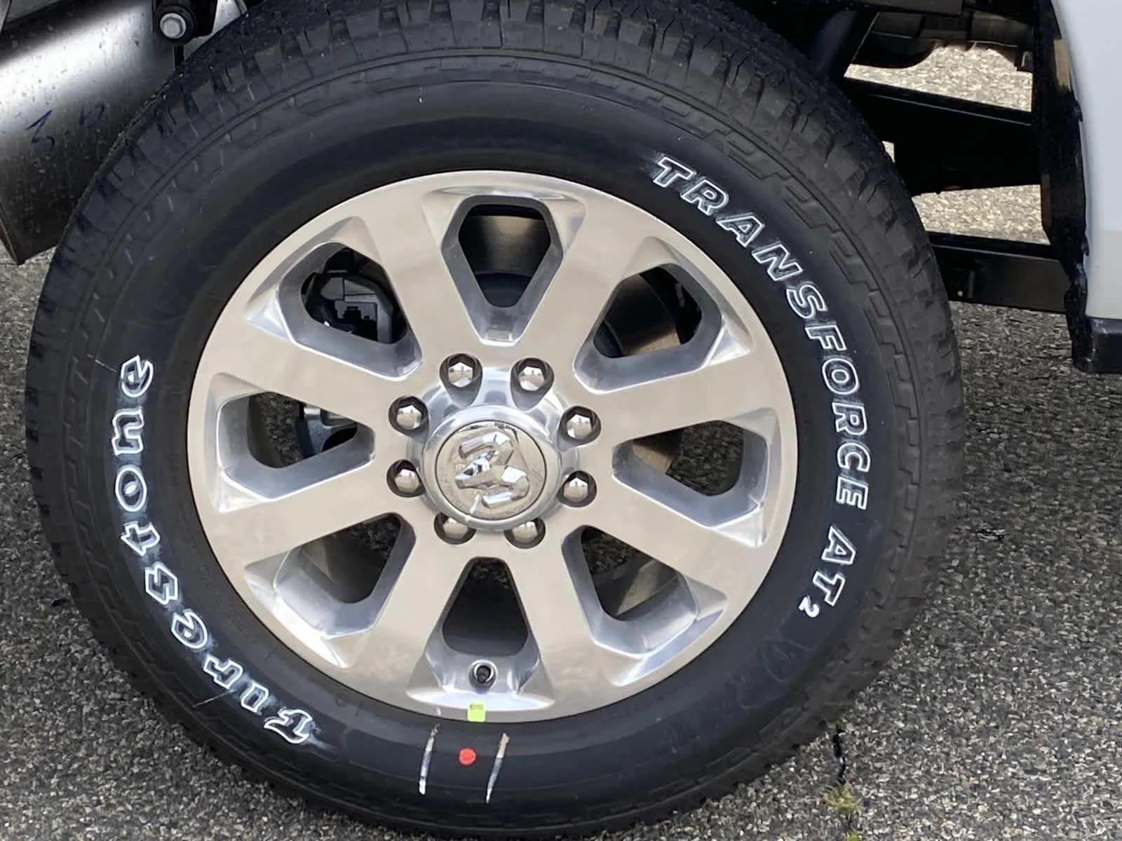 New 2026 Bright White Clear-Coat Exterior Paint RAM Laramie image 3