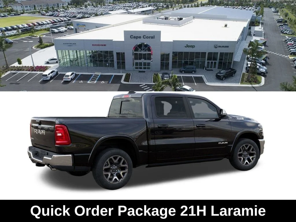 New 2026 Diamond Black Crystal Pearl-Coat Exterior Paint RAM Laramie image 4