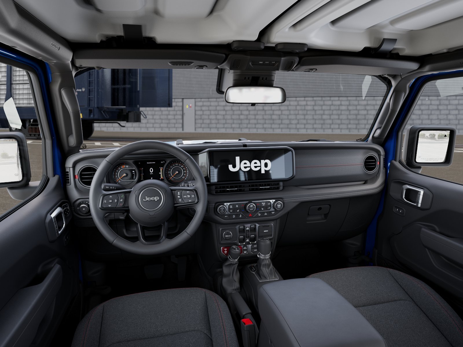 New 2026 Hydro Blue Pearl-Coat Exterior Paint Jeep Rubicon image 8
