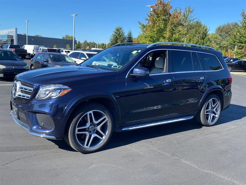 Used 2018 Lunar Blue Metallic Mercedes-Benz GLS 550 image 7