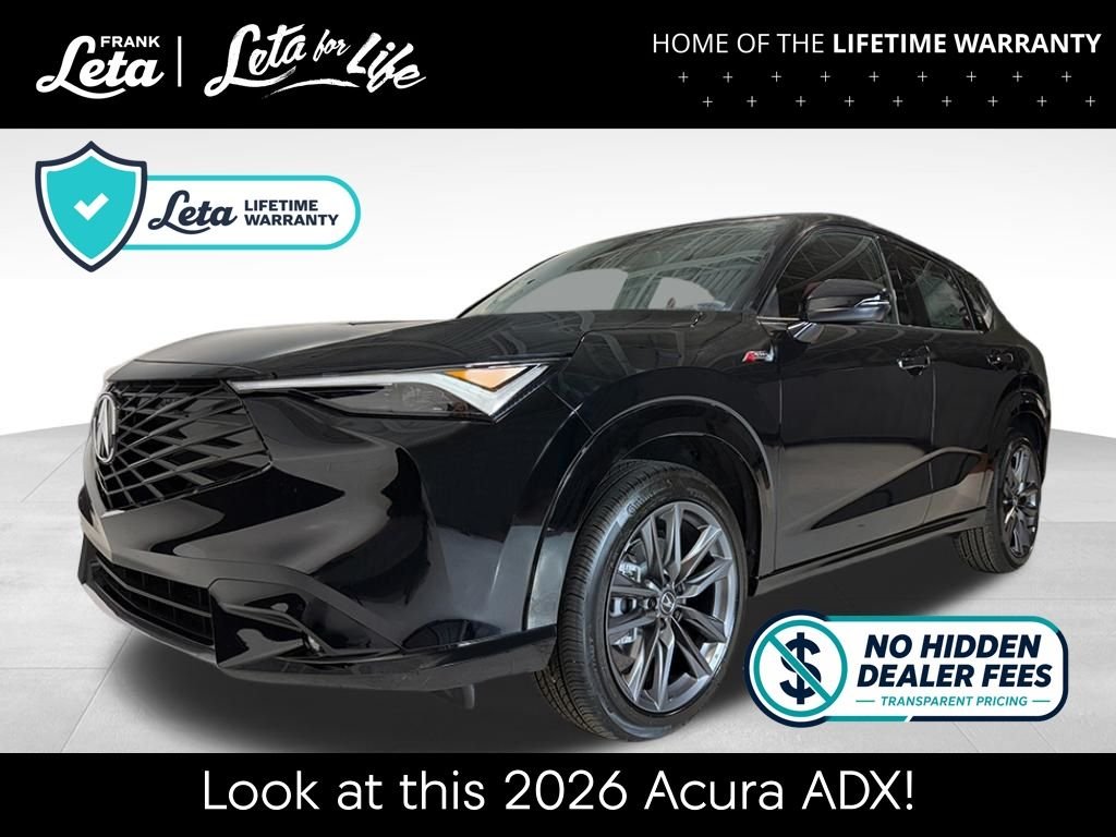 New 2026 Crystal Black Pearl Acura w/A-Spec Package image 1