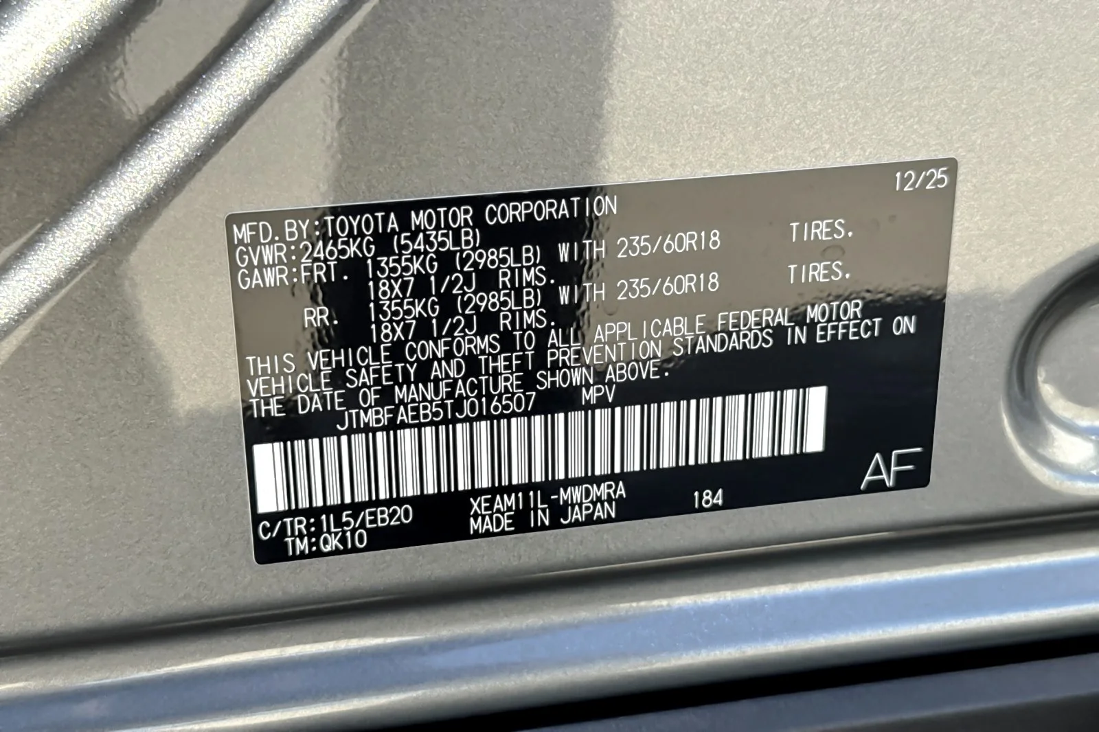 Certified Used 2026 Heavy Metal Toyota XLE image 27