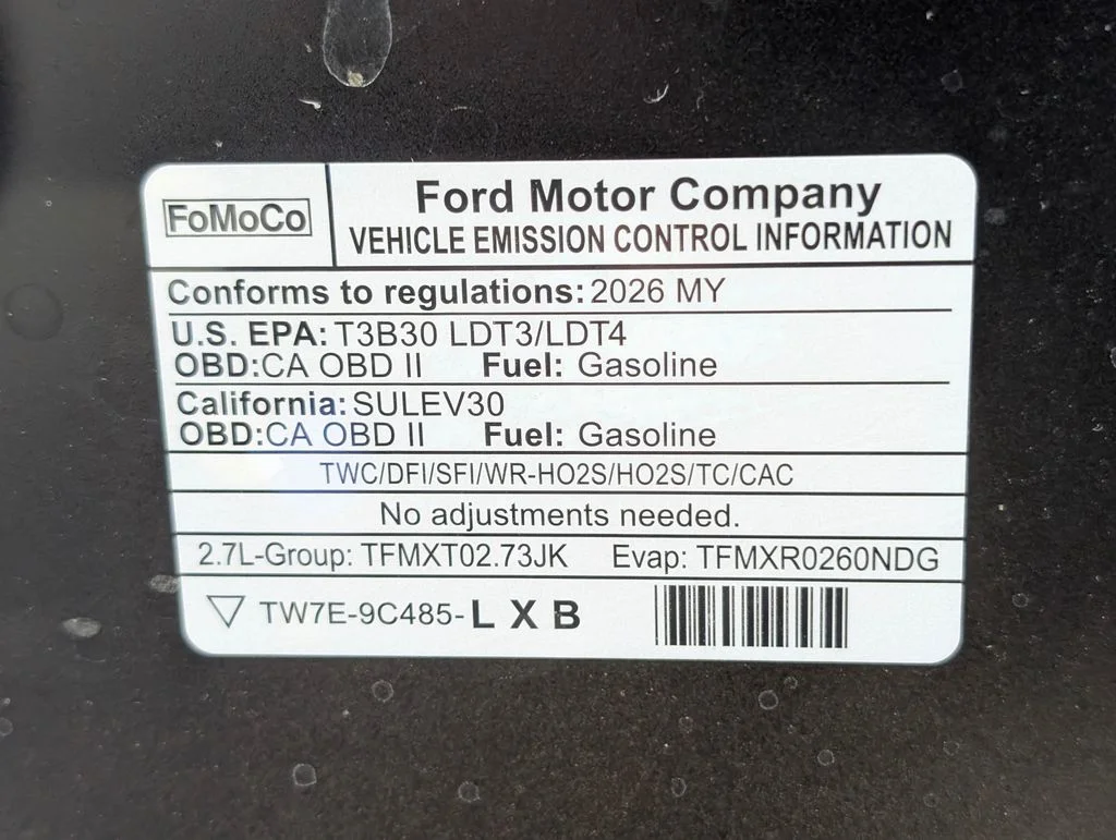 New 2026 Antimatter Blue Metallic Ford XLT image 28