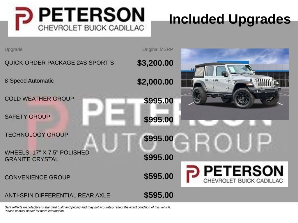 Used 2019 Silver Jeep Unlimited Sport S image 11