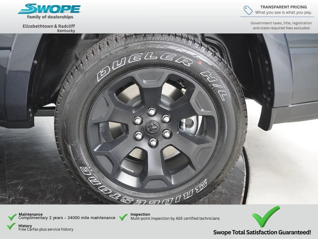 New 2026 Forged Blue Metallic Exterior Paint RAM Big Horn image 28
