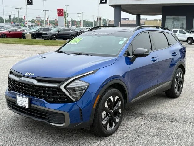 Certified Used 2024 Blue Kia X-Line image 3