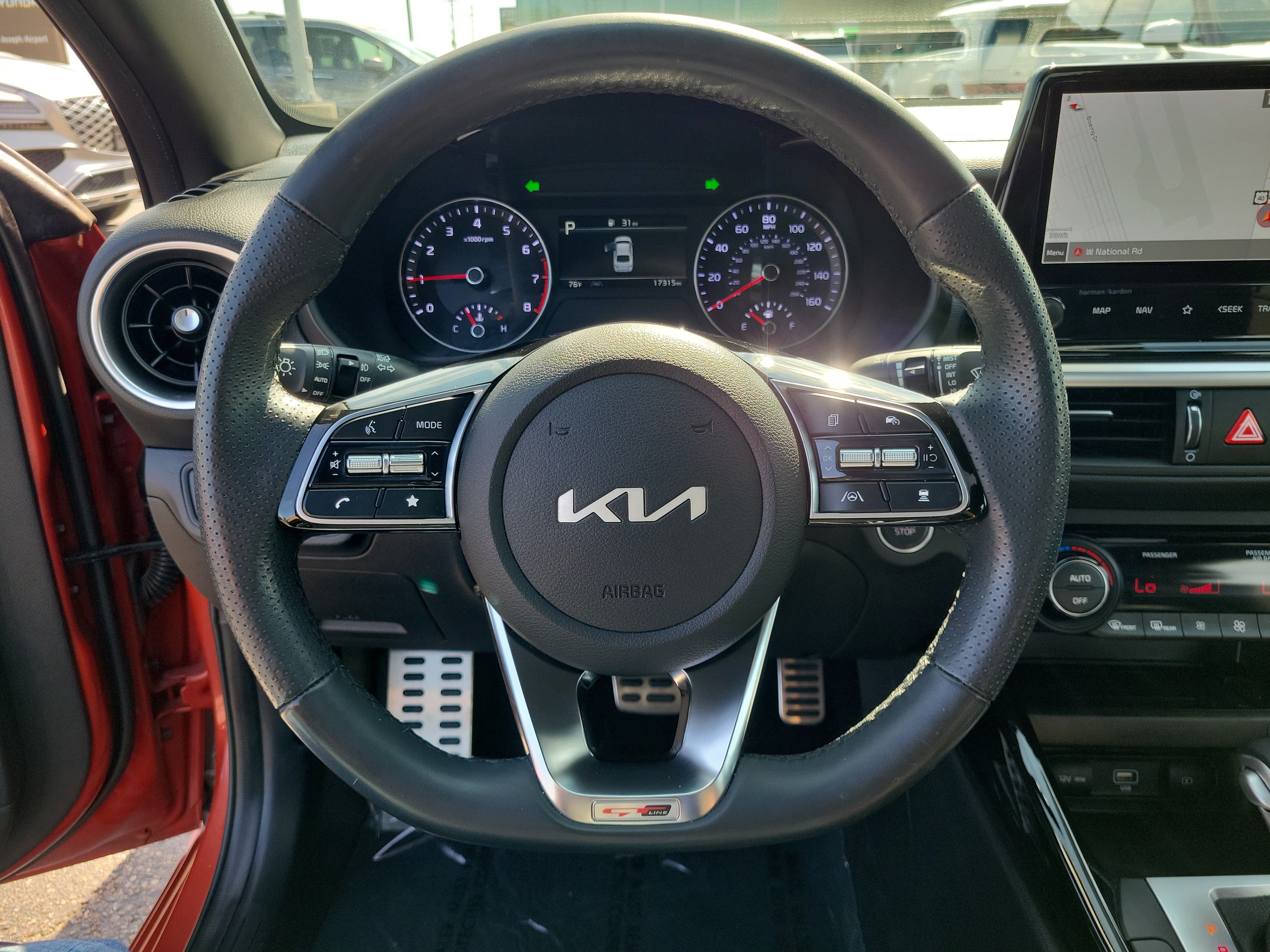 Used 2022 Fire Orange Kia GT-Line image 21