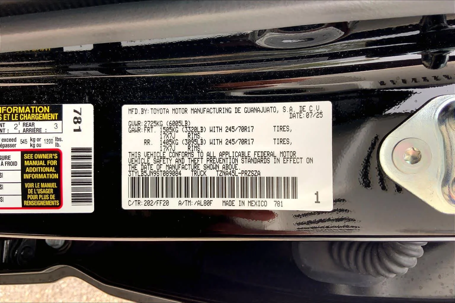 Used 2025 Black Toyota SR5 image 36