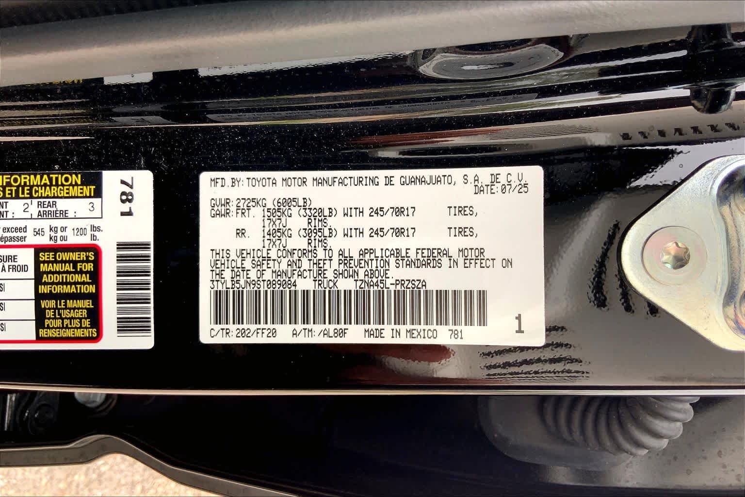 Used 2025 Black Toyota SR5 image 36