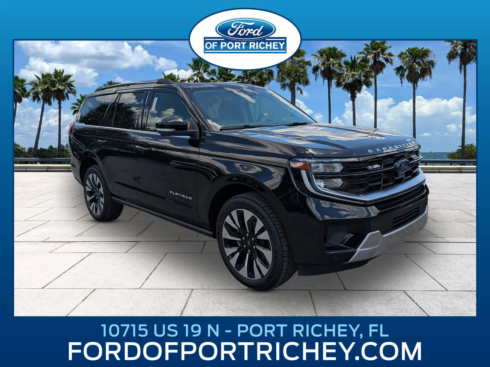 New 2026 Agate Black Metallic Ford Platinum® image 1