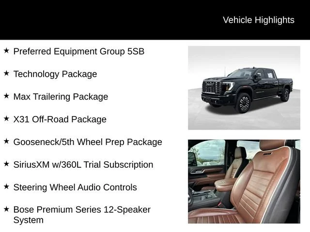 Used 2025 Onyx Black GMC Denali Ultimate image 7