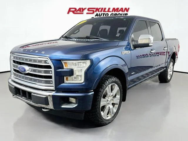 Used 2017 Blue Ford Limited image 3