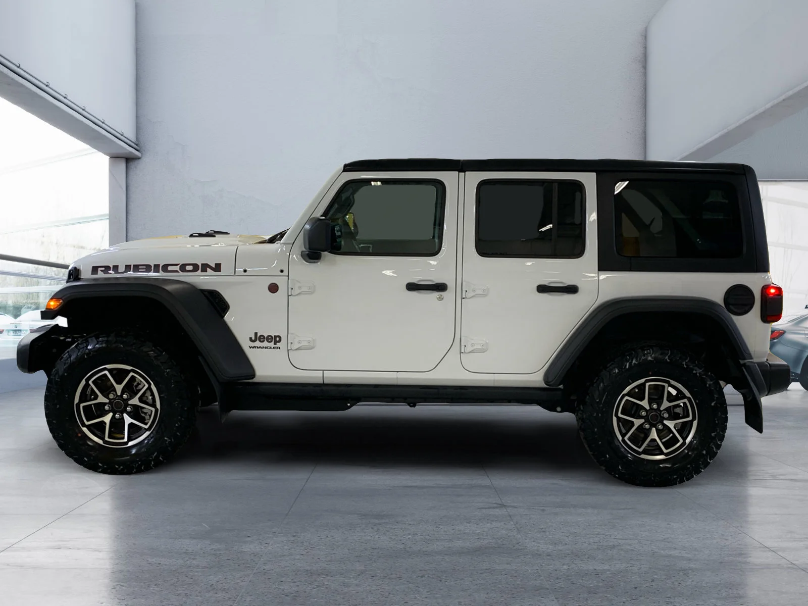 New 2026 Bright White Jeep Rubicon image 2
