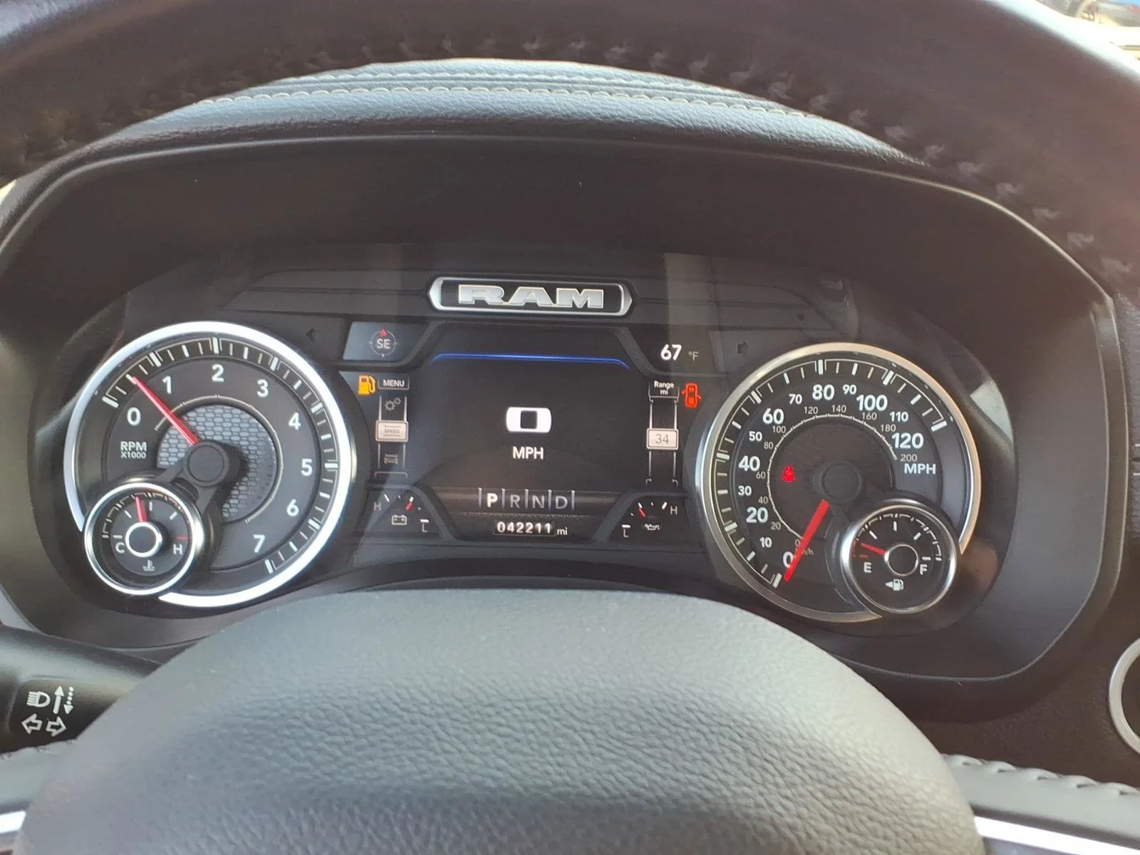 Used 2024 Flame Red Clearcoat Ram Laramie image 21
